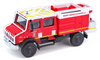 Bburago Mercedes-Benz Unimog U5000 Emergency Model Truck 1/50