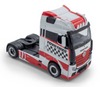 Bburago Street Fire Haulers Custom Cabs Mb Actros Gigaspace Red 1/43 B18-32201