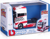 Bburago Street Fire Haulers Custom Cabs Mb Actros Gigaspace Red 1/43 B18-32201