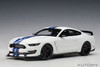 AutoArt Ford Mustang Shelby GT350R (oxford white w/lightning blue) 1/18 72931
