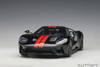 AutoArt 2017 Ford GT (shadow black/ orange stripes) (composite) 1/18 72945