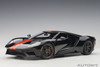 AutoArt 2017 Ford GT (shadow black/ orange stripes) (composite) 1/18 72945