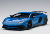 AutoArt Lamborghini Aventador LP750-4 SV (blu lemans/solid blue) 1/18 Model Car 74559