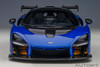 AutoArt 2018 McLaren Senna (trophy kyanos/blue) (composite model) 1/18 Model Car 76079