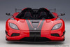 AutoArt 2015 Koenigsegg Agera RS (chilli red/carbon/black) 1/18 79022