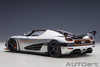 AutoArt 2015 Koenigsegg Agera RS (moon silver/carbon/orange) 1/18 79024