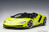 AutoArt 2016 Lamborghini Centenario Roadster (verde scandal) 1/18 79118