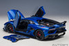 AutoArt Lamborghini Aventador SVJ (Blu Nethuns/Metallic Blue) 1/18 79174