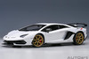 AutoArt Lamborghini Aventador SVJ (Bianco Asopo / Metallic White) DieCast Car Model 1/18 79217