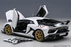 AutoArt Lamborghini Aventador SVJ (Bianco Asopo / Metallic White) DieCast Car Model 1/18 79217