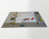 Car Park & Road Diorama Ground Mat (Paper) - for displaying 1/64 Scale Models or Hot Wheels
