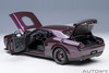 AutoArt Dodge Challenger R/T Scat Pack Shaker Widebody 2022 (Hellraisin) Model Car 1/18 71771