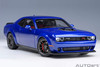 AutoArt Dodge Challenger R/T Scat Pack Shaker Widebody 2022 (Indigo Blue) Model Car 1/18 71772