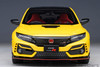 AutoArt Honda Civic Type R (FK8) Limited Edition (Sunlight Yellow) Model Car  1/18 73225