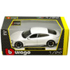 Bburago Porsche Taycan White 1/24 B18-21098W