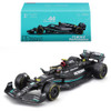 Bburago F1 Mercedes-AMG PETRONAS W14 #44 2023 With Helmet Lewis Hamilton 1/43 Model Car B18-38081H