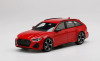 Top Speed Audi Rs 6 Avant Carbon Black Tango Red 1/18 TS0327