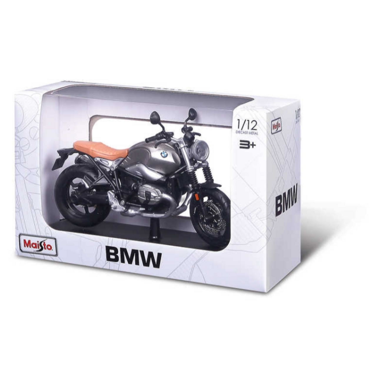 MINIATURE MOTORCYCLE BMW R NINE T SCRAMBLER 1/12 MAISTO IN BOX