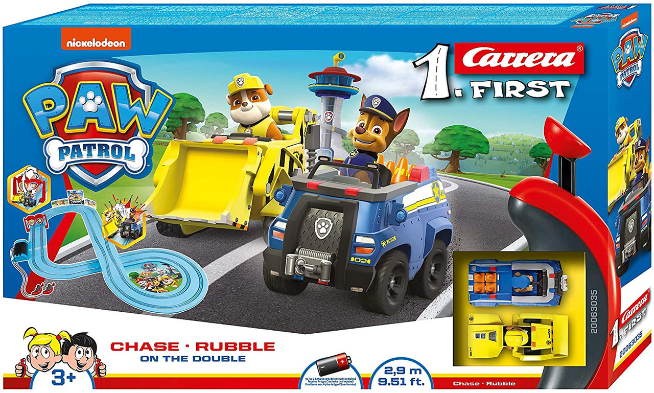 Carrera First Paw Patrol On The Double Slot Car Race Track Set  m