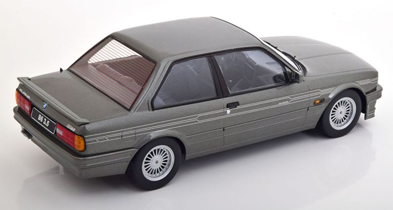 KK Scale BMW Alpina B6 3.5 E30 1988 Grey Metallic 1/18 - Car Model