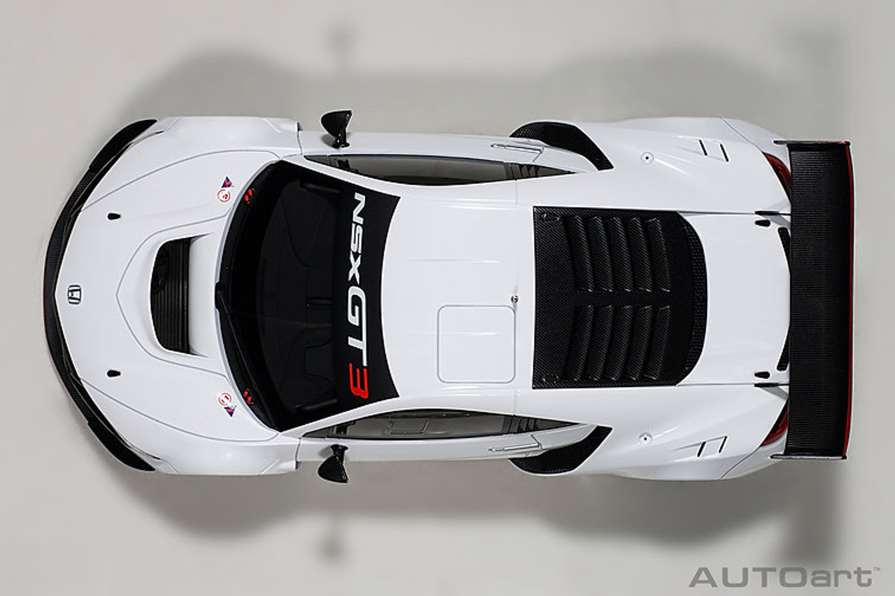 AutoArt Honda NSX GT3 2018 (white) 1/18 81898 - Car Model Store