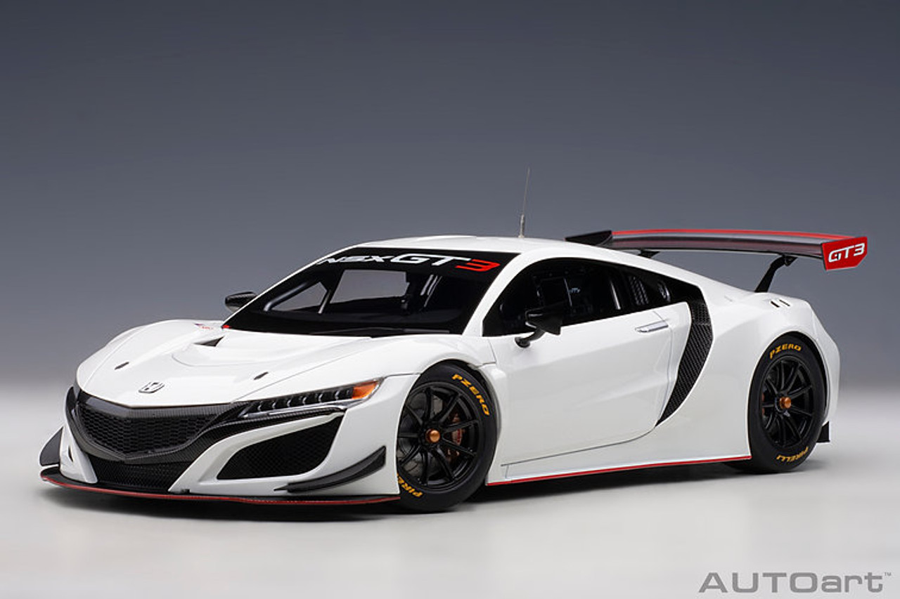 保証商品AUTO art 81896 1/18 ホンダ NSX GT3 2018 （ハイパー・ブルー）＊開閉無 レーシングカー