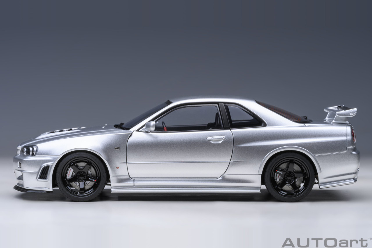 AutoArt Nissan Skyline GT-R (R34) Z-tune (Z-tune Silver)1/18 77461