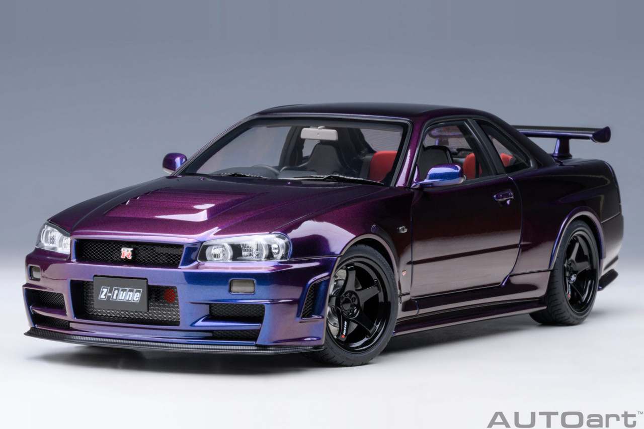 AutoArt NISMO Skyline GT-R (R34) Z-tune (Midnight Purple) 1