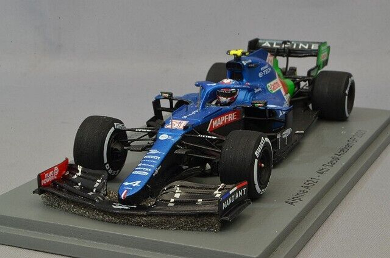 Spark Alpine A521 - 4th Saudi Arabian GP 2021 Esteban Ocon 1/43 