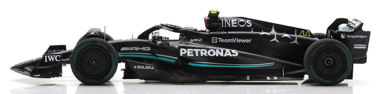 Spark Model Mercedes-AMG Petronas F1 W14 E Performance No.44 Mercedes-AMG  Petronas Formula One Team 4th Monaco GP 2023 Lewis Hamilton Model Car 1/43  