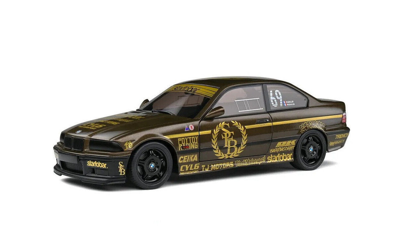 Solido BMW E36 Coupe M3 Starfobar Brown Championnat De Drift 2022 