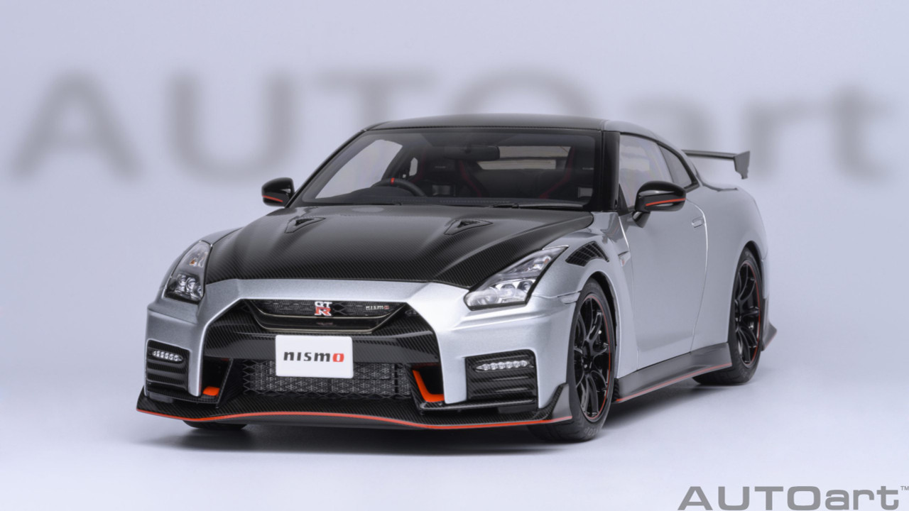 AutoArt Nissan GT-R (R35) Nismo 2022 Special Edition (Ultimate Metal  Silver) 1/18 77503