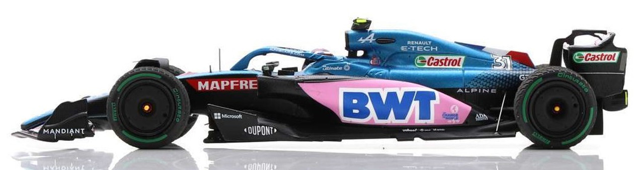 Spark Models BWT Alpine A522 No.31 Alpine F1 Team 4th Japanese GP 