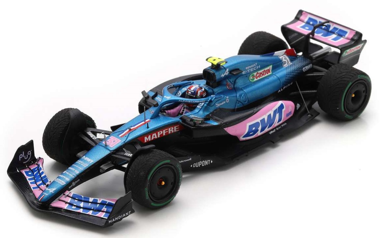 Spark Models BWT Alpine A522 No.31 Alpine F1 Team 4th Japanese GP 2022  Esteban Ocon 1/43 S8558 - Car Model Store