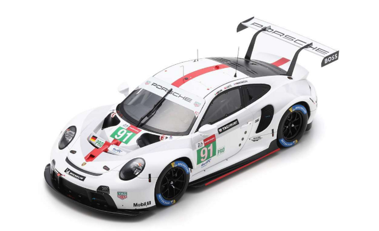 Spark Model Porsche 911 RSR-19 No.91 Porsche GT Team 1/18