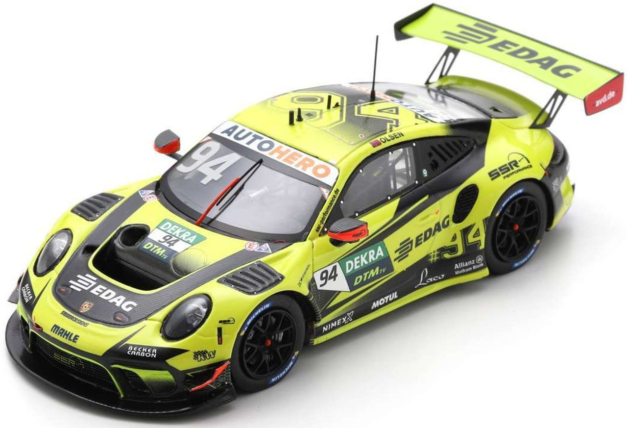 Spark Model Porsche 911 GT3 R #94 SSR Performance DTM 2022 Dennis Olsen  1/43 SG876