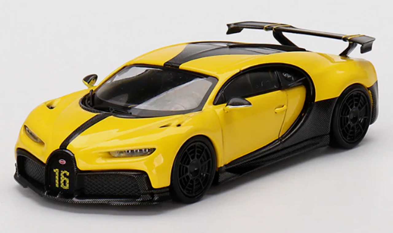 TSM Bugatti Chiron Pur Sport Yellow (Diecast) 1/43 TSM430595D