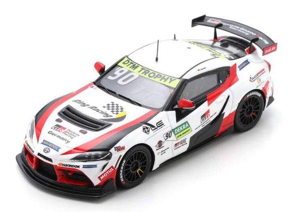 Spark Model Toyota GR Supra GT4 No.90 Europe Champion DTM Trophy 2022 -Tim Heinemann-Limited 300 1/43 Model Car SG667