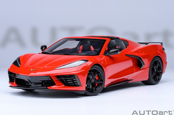 AutoArt Chevrolet Corvette C8 Stingray Z51 (Torch Red) Model Car  1/18 71282