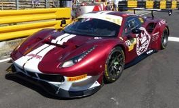 LookSmart Ferrari 488 GT3 No.52 Harmony Racing FIA GT World Cup Macau 2023 - Weian Chen 1/43 Car Model LSRC187