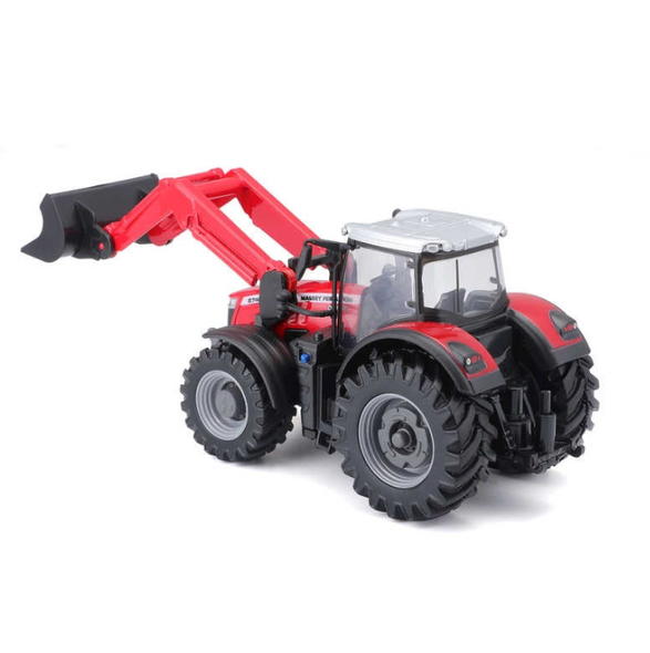 Bburago 10Cm Massey Fergusson 8740S Tractor With Front Loader B18-31633