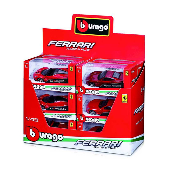 Bburago Ferrari Race & Play (Single Car) 1/43 Toy Car B18-36100