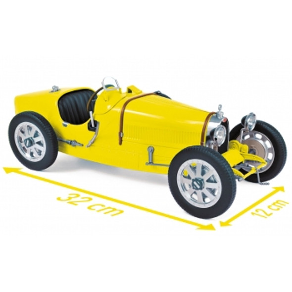 Norev Bugatti T35 1925 - Yellow Car Model 1/12 NV125702
