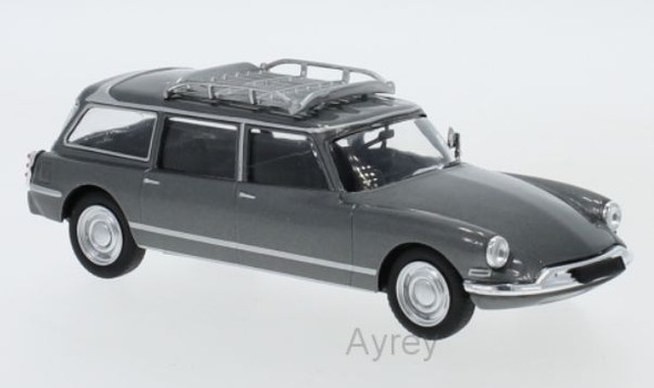 IXO Citroen ID 19 Break Metallic Grey 1960 1/43