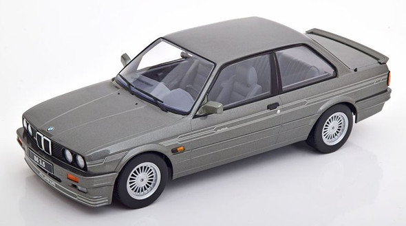 KK Scale BMW Alpina B6 3.5 E30 1988 Grey Metallic 1/18 Scale Model Car 180703