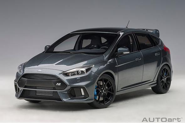 AutoArt 2016 Ford Focus RS (stealth grey) (composite) 1/18 72954