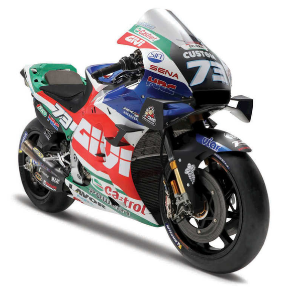 Maisto Motorbike 2021 Lcr Honda Rc2 13v (#73 Marquez) 1/18 M36377