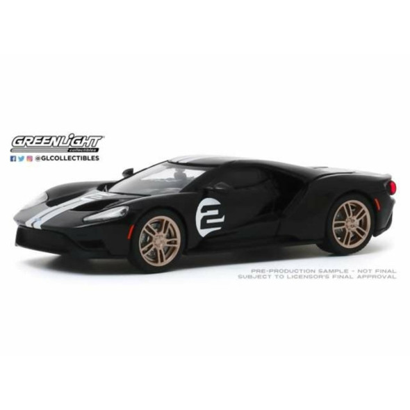 Greenlight Barrett-Jackson - 2017 Ford Gt '66 Heritage Edition No.2 'First Legally Resold 2017 Ford Gt' (Las Vegas 2019, Lot No.747) 1/43 GL86178