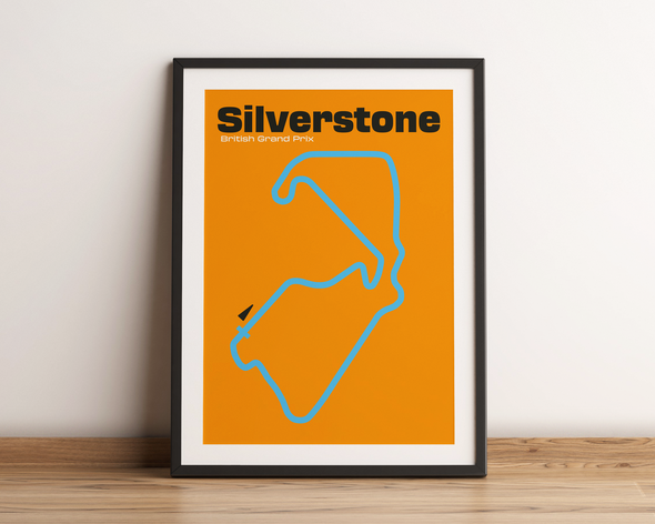 Silverstone McLaren Racing F1 Team Colours Poster