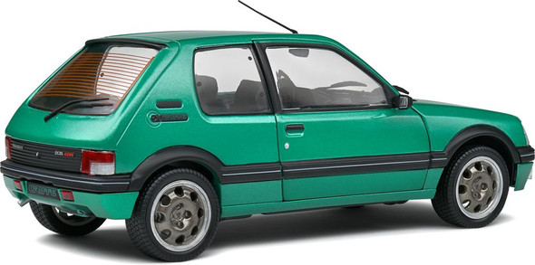 Solido 1992 Peugeot 205 GTI - Metallic Green Car Model 1/18 S1801712